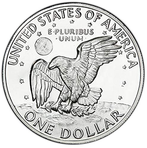 1972. S srebrnim dokaznim izborom Eisenhower Dollar Choice Nepricrtiulirana američka menta