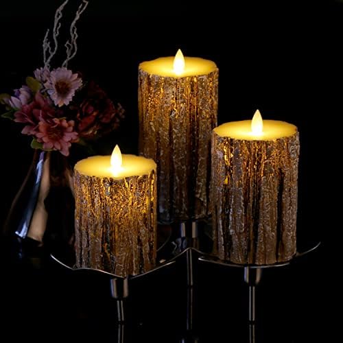 Vinkor flameless Candles treperenje svijeće dekorativna baterija Flameless Candle Classic Real Wax stub sa ples LED plamen & 10-Ključ