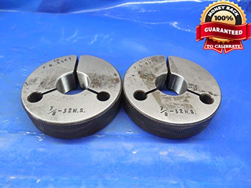 7/8 32 NS Thread Ring gages .875 Idite no ne ide p.d.'s = .8547 & .8513 7 / 8-32 .8750