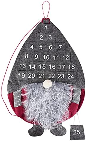 GANFANREN Advent Calendar Božić odbrojava tajmer netkana tkanina Gnome Božićna dekoracija dječija soba zidni ukras