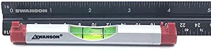 Swanson Tool CO LLP002 Žuti nivo 2-pakovanja uključuje jednu bočicu sa 2 prstena i jednu razinu linije 1-prstena