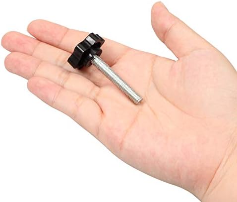 SpeedWox 6 kom ste stezaljka vijak M6 x 35 šljunčana ručna gumba za ručnu gumbu u obliku palca ručka ručica za stezanje ručica muške