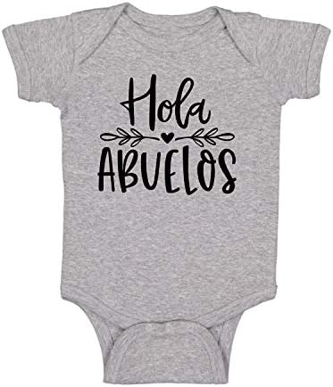 Hola Abuelos - Španska Baka Djed Meksički Hispanac - Smiješno Slatko Dječje Jednodijelno Dječje Bodi