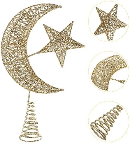 Decrecko dekor Božićne zvijezde Moon Tree TEXPER FESTIVAL za odmor Ornament Xmas Dekoracija Strana Favorit Moon Decor