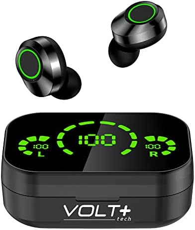 Volt Plus Tech Wireless V5.3 LED Pro Earbud kompatibilni sa vašim Blu Studio GL Plus IPX3 Bluetooth voda i isključivanje i smanjenjem