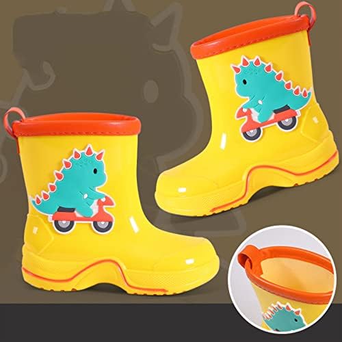 Qvkarw Kids Baby Crtane cipele Reto Classic Dječja kiša kiša PVC gume Dječje cipele Vodootporne dječačke cipele