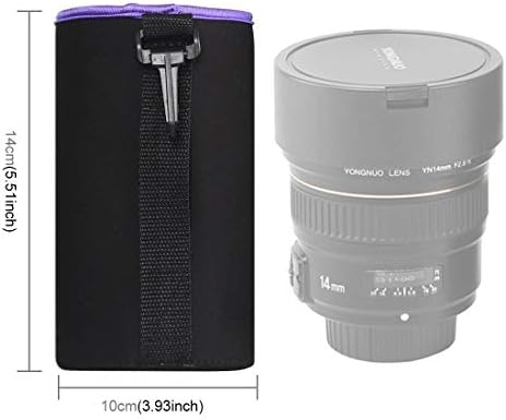Torba za dodatnu opremu za kameru SLR torba za sočiva sa kamerom Micro torba za jedno sočivo unutrašnja žučna torba vodootporna zaštitna torbica Plus baršunasto zgušnjavanje, prečnik: 10cm, visina: 14cm