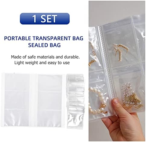 Portable Storage Box Nakit Storage knjiga Nakit Storage Album Zipper torba za nakit naušnica držač za knjige za ogrlice narukvice