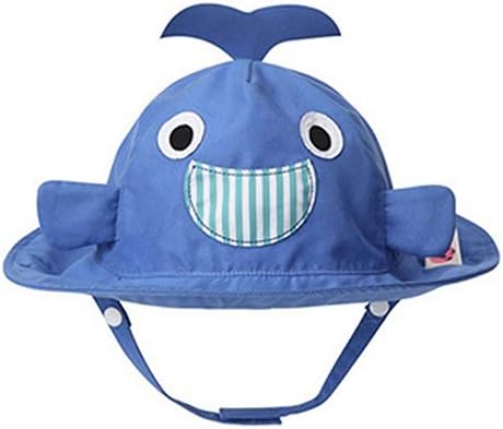 Baby Kids Cartoon ljetni šešir za sunce UV zaštita šešir sa kantom na plaži sa remenom za bradu