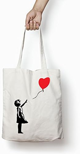 Torbe za žene Banksy Balloon Girl štampana pamučna torba za kupovinu pokloni LGREY
