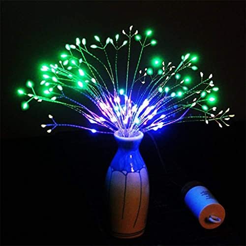ZlxDP vatromet 198 LED vatromet Starburst maslačka bajka Lampica Akumulatorska žica, 2/1 paket