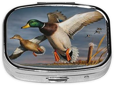 Mallard Duck Portable Mini Travel Daily Pill Box - Podsjetnik Za Kvadratne Pilule, Vitaminska Kutija