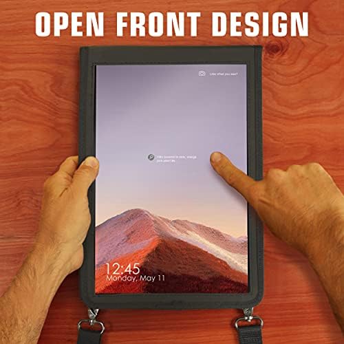 USA Gear 12-inčni tablet - poklopac rukava sa otvorenim prednjim dizajnom i kaišem za nošenje - kompatibilan sa Microsoft Forner Pro