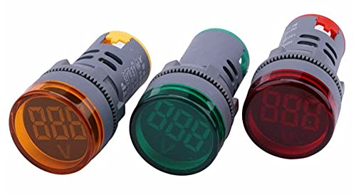 PHNT LED displej Digitalni mini voltmetar AC 80-500V mjerač napona mjerača za ispitivanje volt-monitor svjetlosna ploča