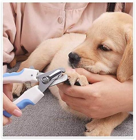 N / C trimer za šišanje pasa od nerđajućeg čelika sa sigurnosnim štitom, čvrstom neklizajućom ručkom, oštrim sečivom, protiv ogrebotina,