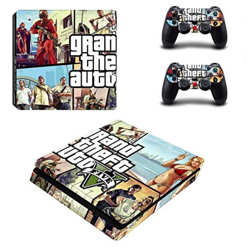 Za PS5 digitalne igre Grand GTA Theft i Auto PS4 ili PS5 skin naljepnica za PlayStation 4 ili 5 konzola i kontroleri naljepnica Vinyl