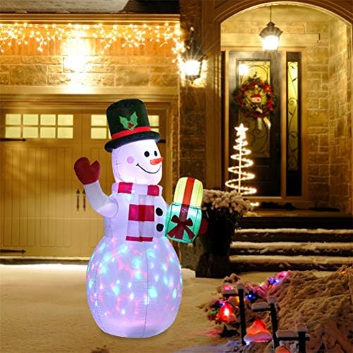 HJKPM božićni model na naduvavanje, božićni snježni čovjek na napuhavanje na napuhavanje model obojene svjetla užarena ukras za poklon