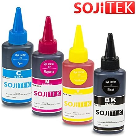 SOJITEK 1 Set - 4 boje boja za punjenje Crna cijan Magenta žuta tinta za I70/i80/i850/I860/I900d