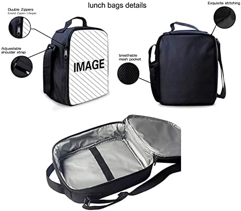 Buybai novost školski ruksak za djevojčice dječake 3 u 1 torba za knjige Set za osnovnu djecu piknik torbe za ručak vodootporne pernice