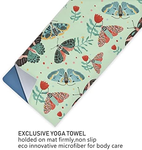 Pokrivač pokrivača augenstern joga-leptir-cvjetni joga ručnik yoga ručnik