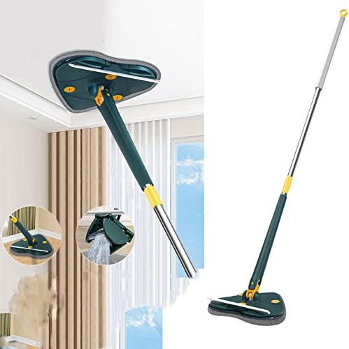 Prijenosni rotirajući ručni mop od 360 stupnjeva trokutasti dizajn bezduženo pranje ravne mop kućne spavaće sobe čišćenje čišćenje