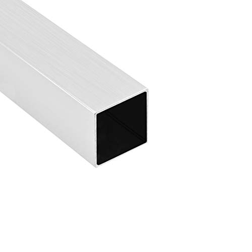 UXCell 6063 aluminijumska cijev, 20mmx20mmx0,8 mm Debljina zida 200mm Dužina Bešavna cijevska cijev 3 kom