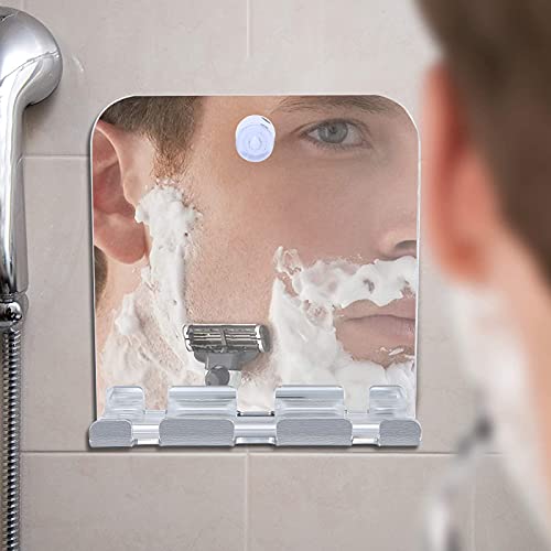 Tuš ogledalo bez magle za brijanje kupatilo Tuš brijanje ogledalo kvadrat ogledalo sa kukom