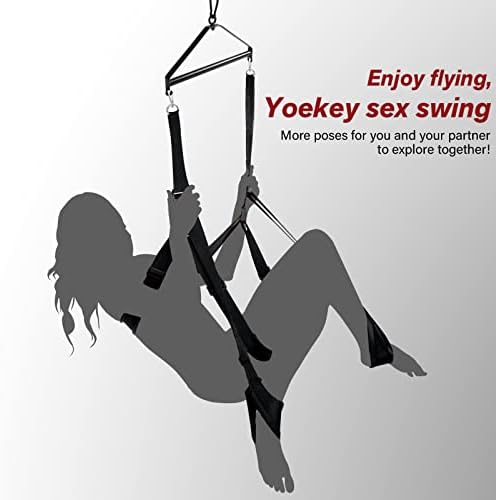 Seks ljuljačka za plafon parova, BDSM Sling predenje igračke za zadržavanje seksa za odrasle, Yoekey sex Bondage Set za seksualni