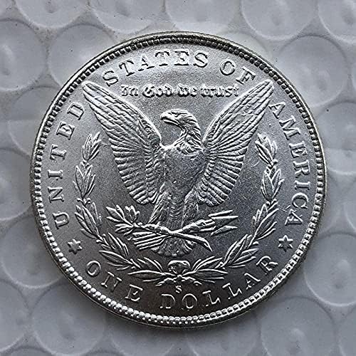 Challenge Coin American Original 1895 replika Komemorativni novčići Srebrni prerada kolibe Komplementacija kovanica Suvenir Dekoracija