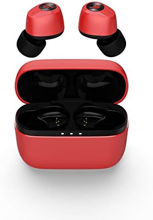 EDIFIER TWS2 Bluetooth uši - zaista bežične stereo slušalice sa Bluetooth 5.0 i 12 sati Vrijeme reprodukcije - crveno