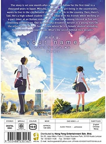 Tvoje ime DVD Anime DVD Kiminonawa