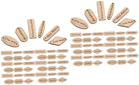 Didiseaon 100 kom dugme na natpisnoj pločici ručno rađeni nakit dodatna oprema ovalna ručno rađena oznaka ručno rađeno dugme za etiketu