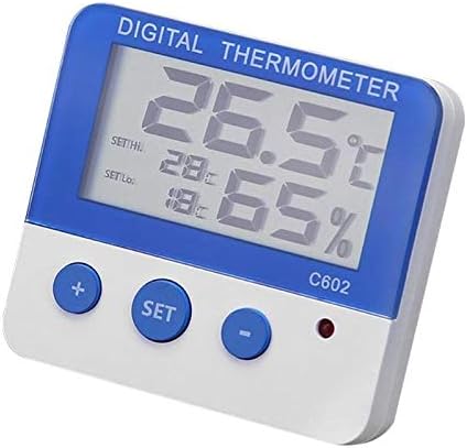 KLHHG vodootporni digitalni LCD termometar higrometar vlaga unutarnji merač mjerač alarma sa magnetom