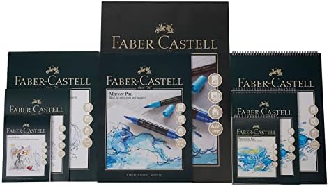 Faber-Castell Art & Graphic Marker Pad, papir sa kiselom kiselom papirom, 70 GSM, 50 listova za pitt olovke, markere, akvarelne olovke