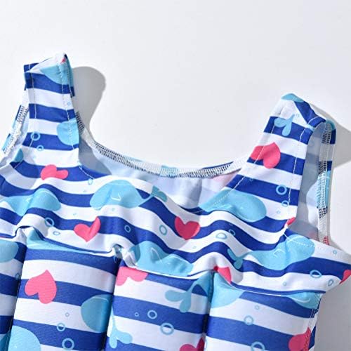 Inoomp 1pc Dječji jednodijelni kupaći kostim sigurnosni kostim crtani kitov uzorak kupaći kostimi