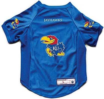 Littlearth NCAA Kansas Jayhawks stretch dres za kućne ljubimce, boja tima, mali