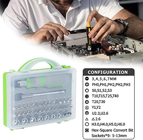 Lkyboa precizni odvijač Set 41 u 1 Torx Magnetic Bits prenosive utičnice kućni telefon Komplet alata za popravak računara