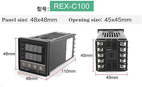 DXSE REX-C100 Digitalni pid Inteligentni regulator temperature Universal / K Type Rex C100 Termostat SSR relejni izlaz