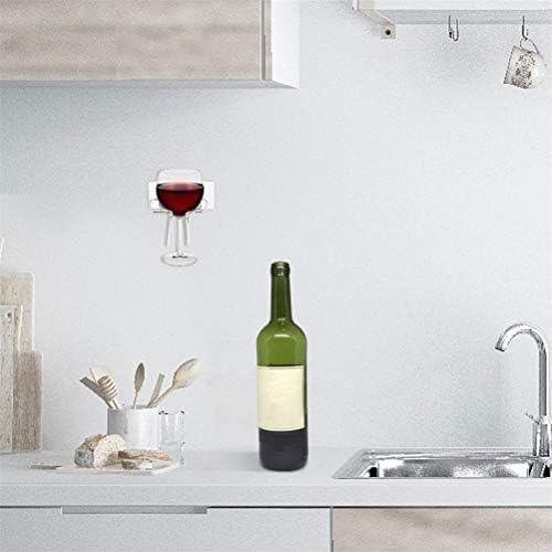 Wionc usisna čaša vinski nosač vina staklo od nehrđajućeg čelika viseći svjetiljke za piće Stemware nosač Dvostruki viseći šipka