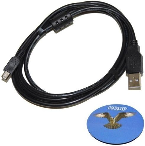 HQRP LONG 6FT USB do mini USB kabla za Rand McNally TND 720 LM / 730 LM / 710/700 GPS plus HQRP coaster