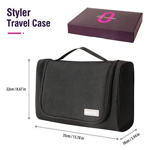 Verkinly putna torbica za Styler i priključke kompatibilne s Dyson Airwrap, Prijenosna torba za odlaganje organizatora putovanja s