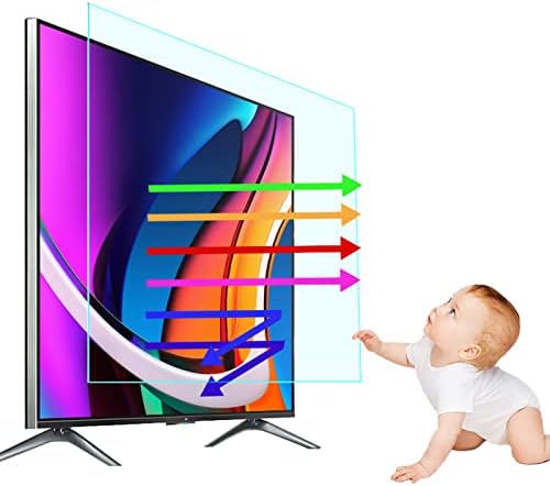 Zaštita TV ekrana protiv odsjaja-Filter za blokiranje plavog svjetla protiv ogrebotina smanjuje Digitalni naprezanje očiju, 65 in