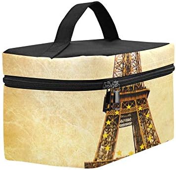 Retro Eiffelov toranj Old France modni uzorak kutija za ručak torba za ručak izolovana torba za ručak za žene / muškarce / piknik/brod/plaža/ribolov