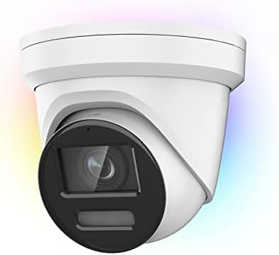 8MP pune boje TURTER POE IP fotoaparat kompatibilan sa Hikvision DS-2CD2387G2-LU 2,8 mm, AI Detekcija za ljudska / vozila, 98ft šarene