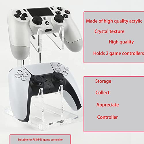 Univerzalni dvostruki kontroler akrilni štand za PS4 PS5 Xbox One prekidač, pohrana, lako za čišćenje, otporan na abraziju