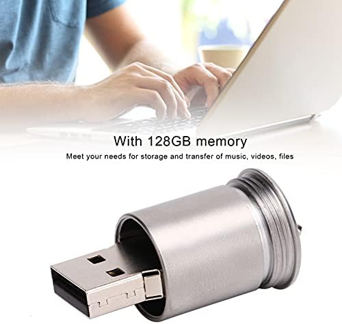 753 128GB USB fleš pogon, jedinstveni može oblikovati USB fleš pogon, memorijski pogon za memoriju, prenosiv u disk moderan mesingano