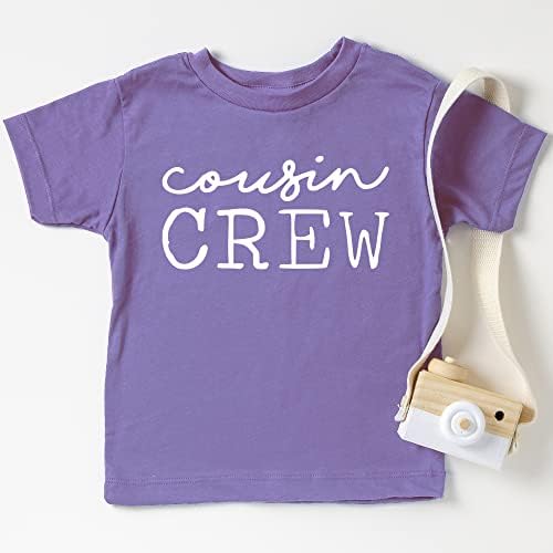 Cousin Crew Kurzivne majice i bodi za bebe i malu djecu zabavne porodične odgovarajuće odjeće