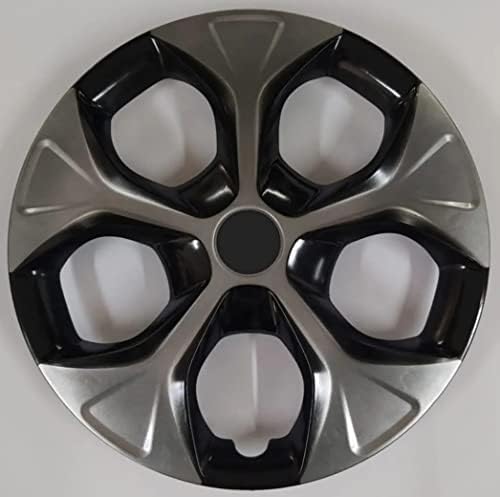 Coprit set poklopca od 4 kotača 14 inčni srebrni-crni hubcap snap-on fits nissan