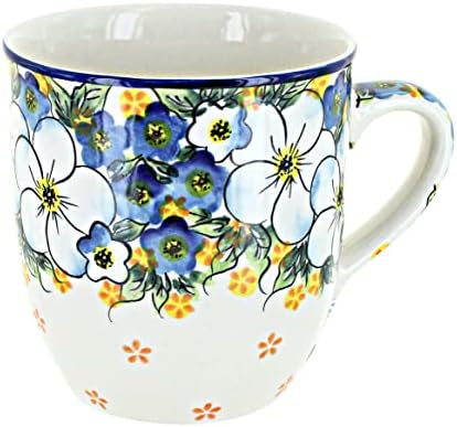 Plava ruža Poljska keramička kava CAMILLIA šalica za kafu