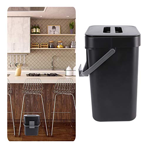 Zerodeko automobilske kante za smeće viseća kuhinjska kanta za kompost: viseća mala kanta za smeće Crna zidna kanta za otpatke kupatilo